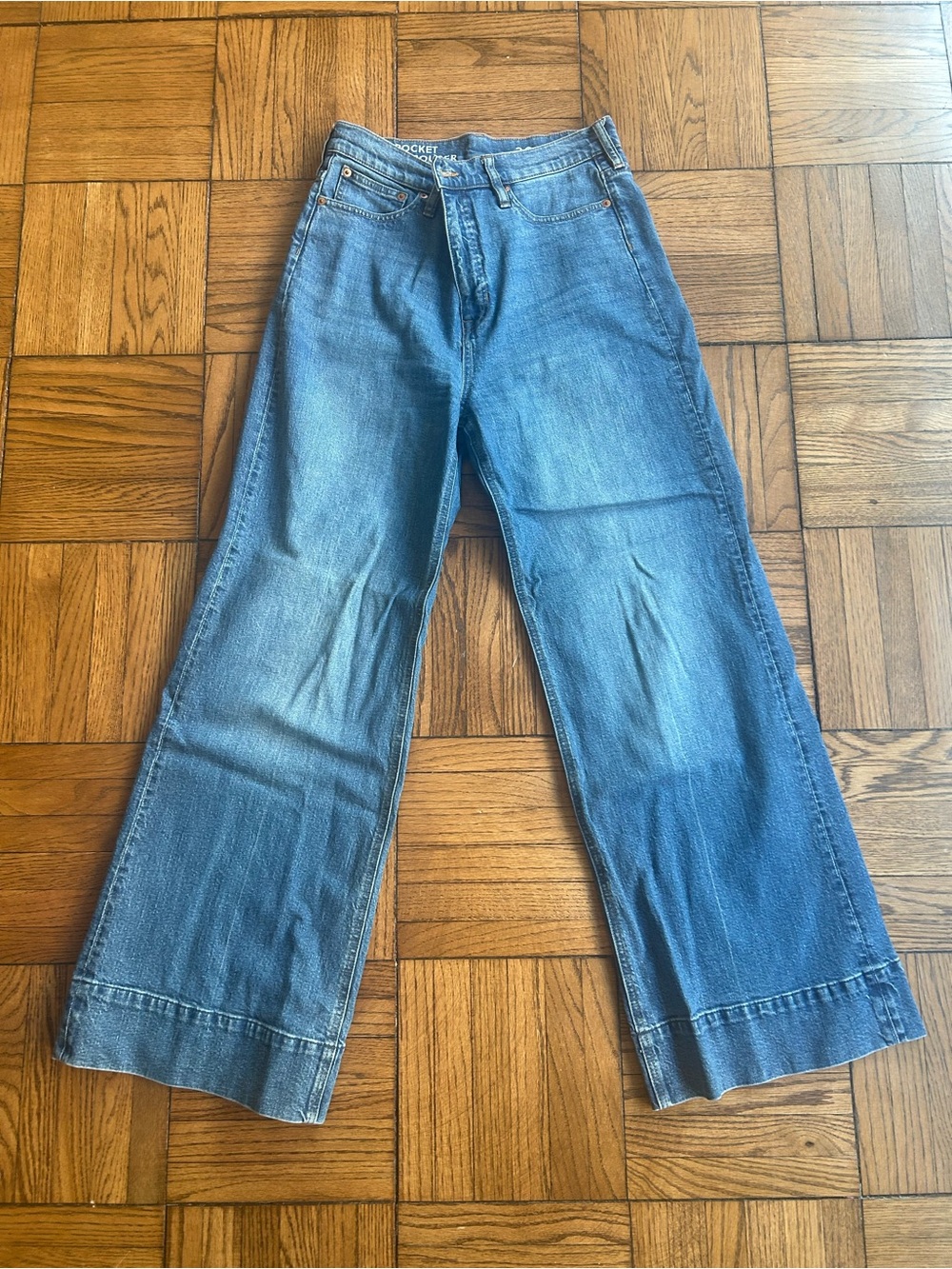 J. Crew Light Blue Wide Leg Jeans